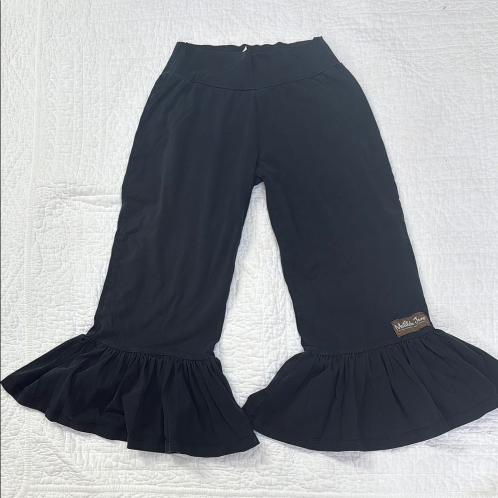 Black Ruffle pants Matilda Jane